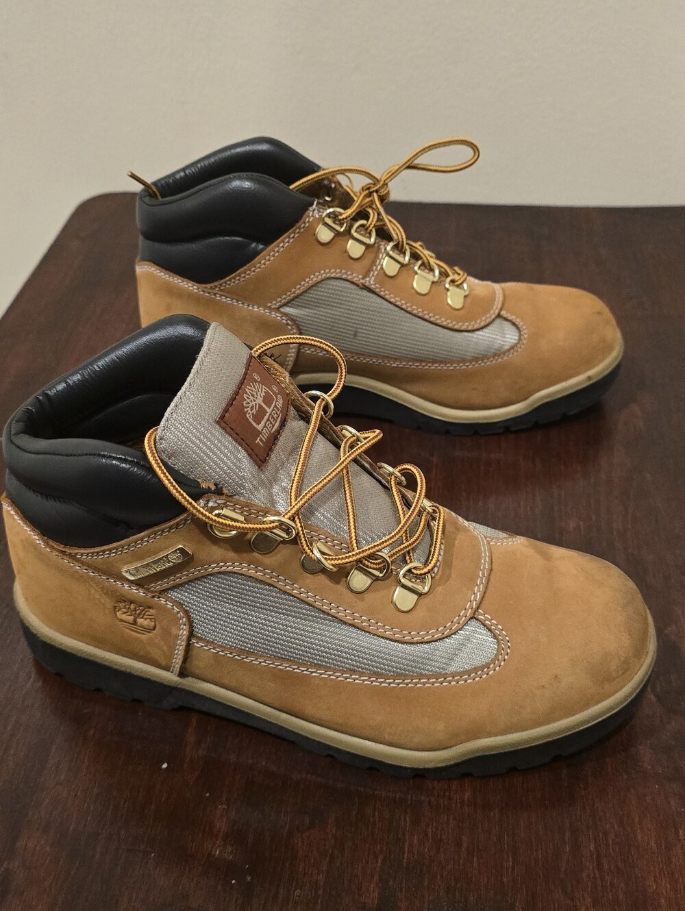 Timberland Field Boot Big Kids/Youth Wheat Mesh Boots – Size 6.5Y (Women's 8)